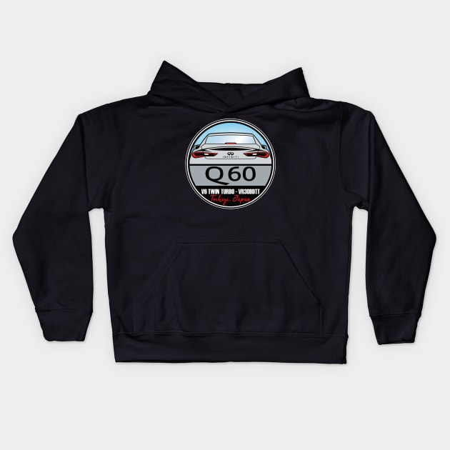 Infiniti Q60 Tochigi, Japan Kids Hoodie by Side Hustle